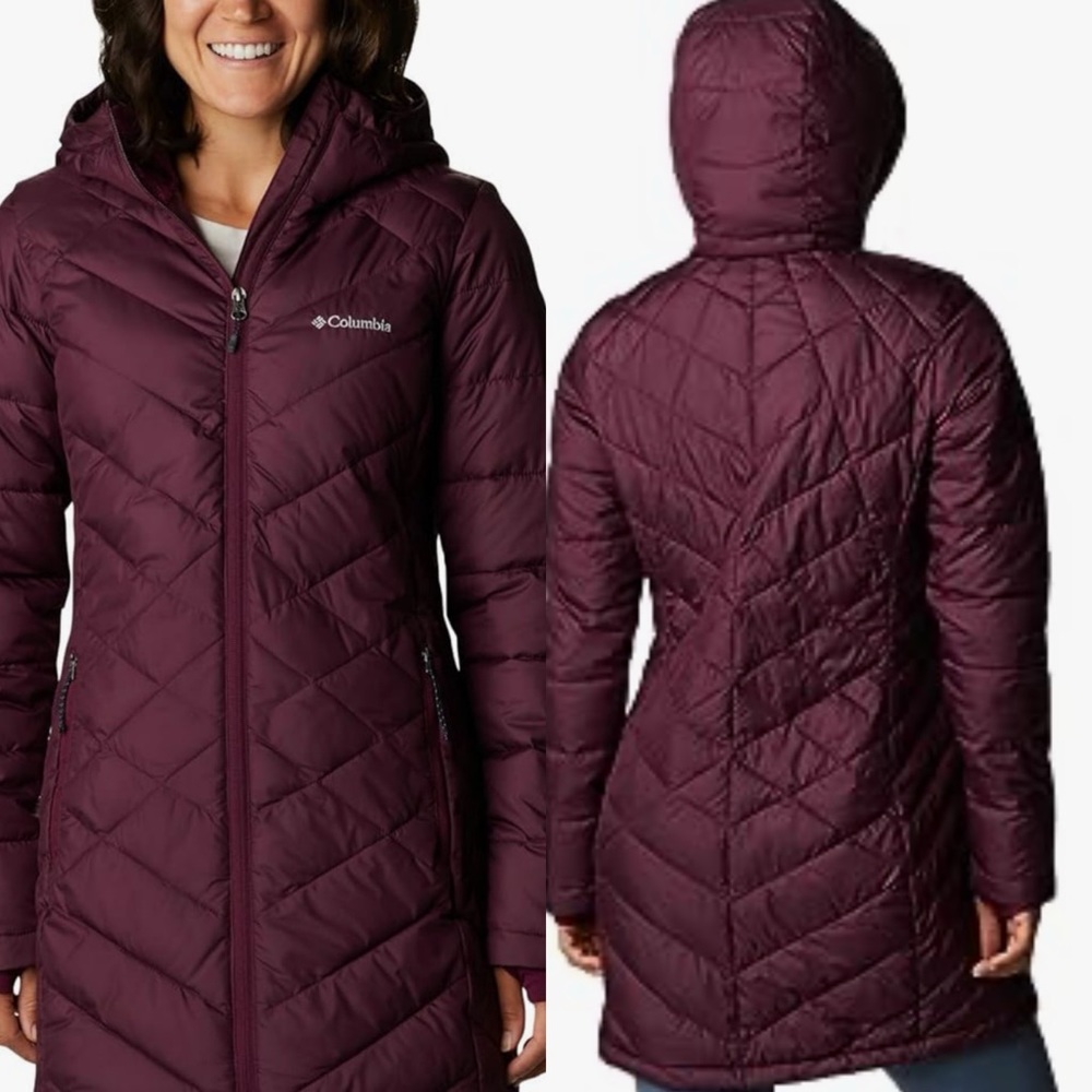 NWT Columbia Women's Heavenly Long Hooded Jacket